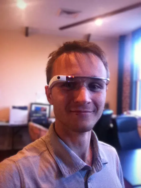Wearing Google Glass in 2012