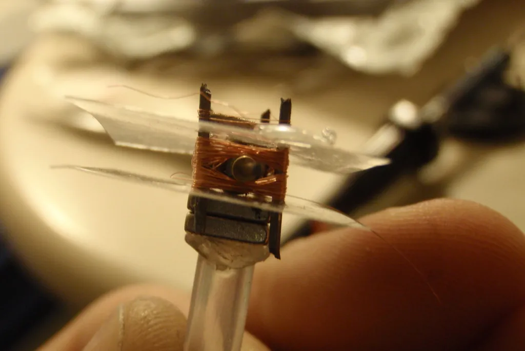 top view of the coil