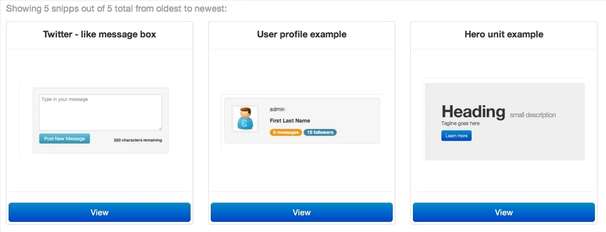 Bootstrap HTML