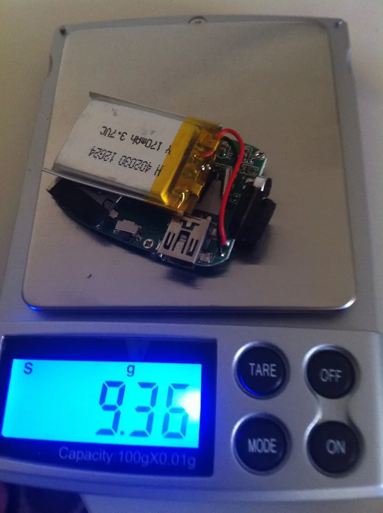 keychain camera weight