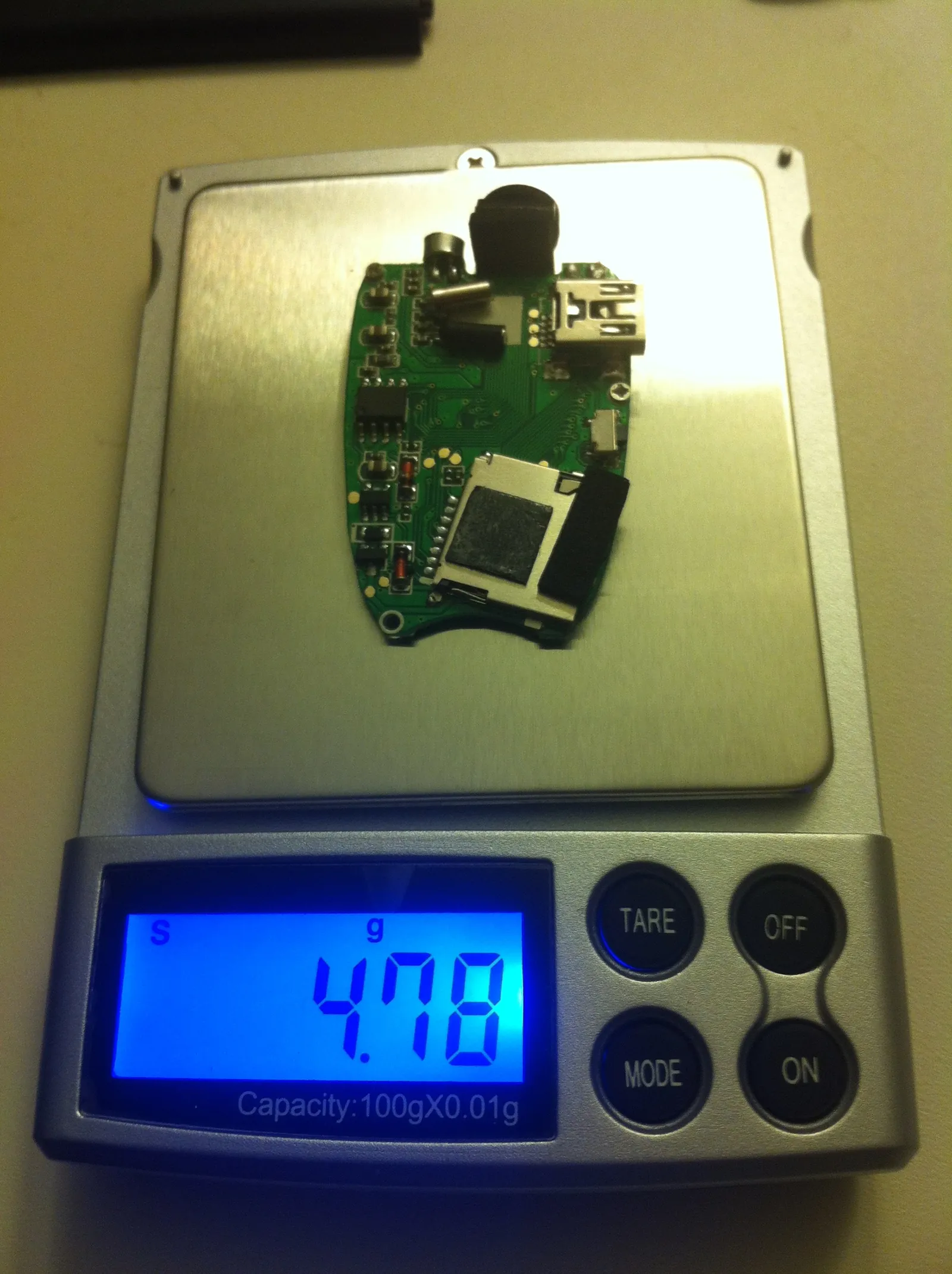keychain camera weight