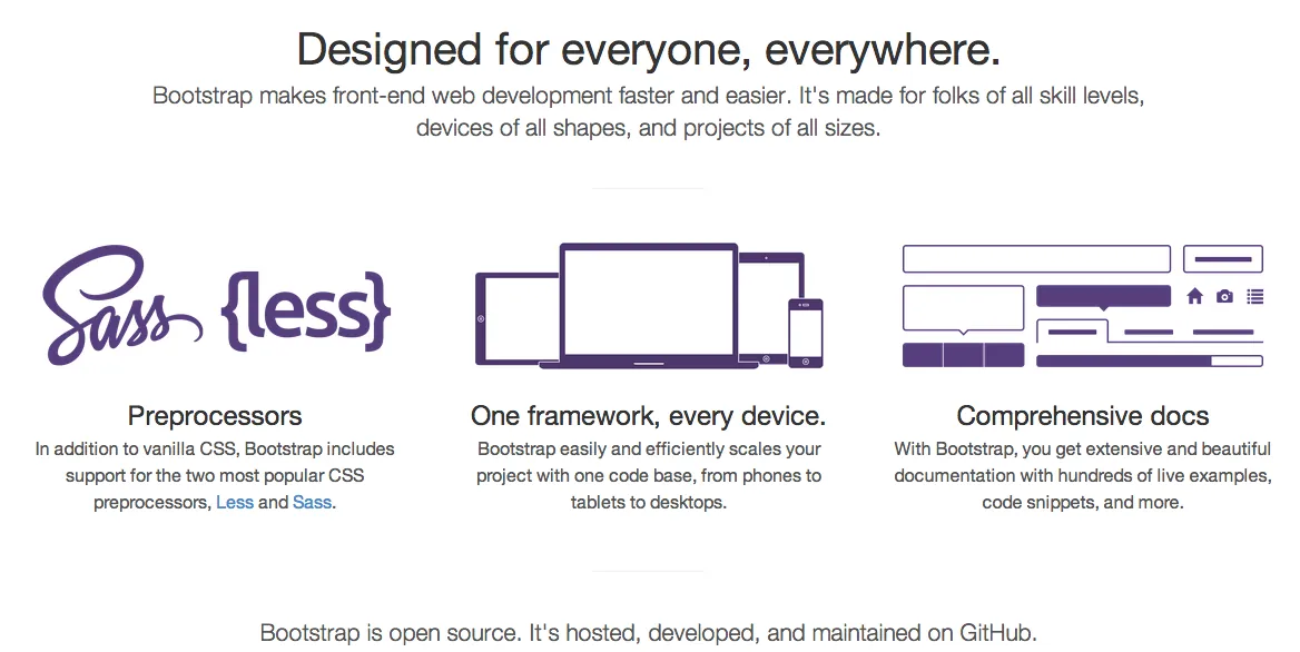 Bootstrap framework