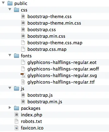 Bootstrap structure