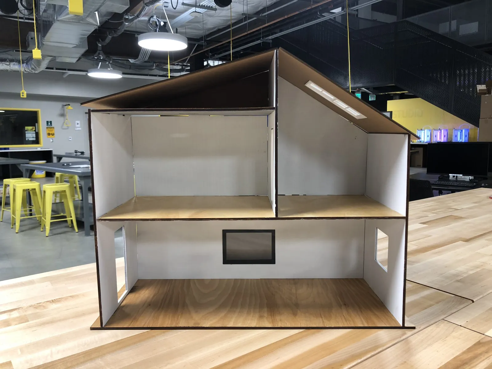 Laser cut doll house