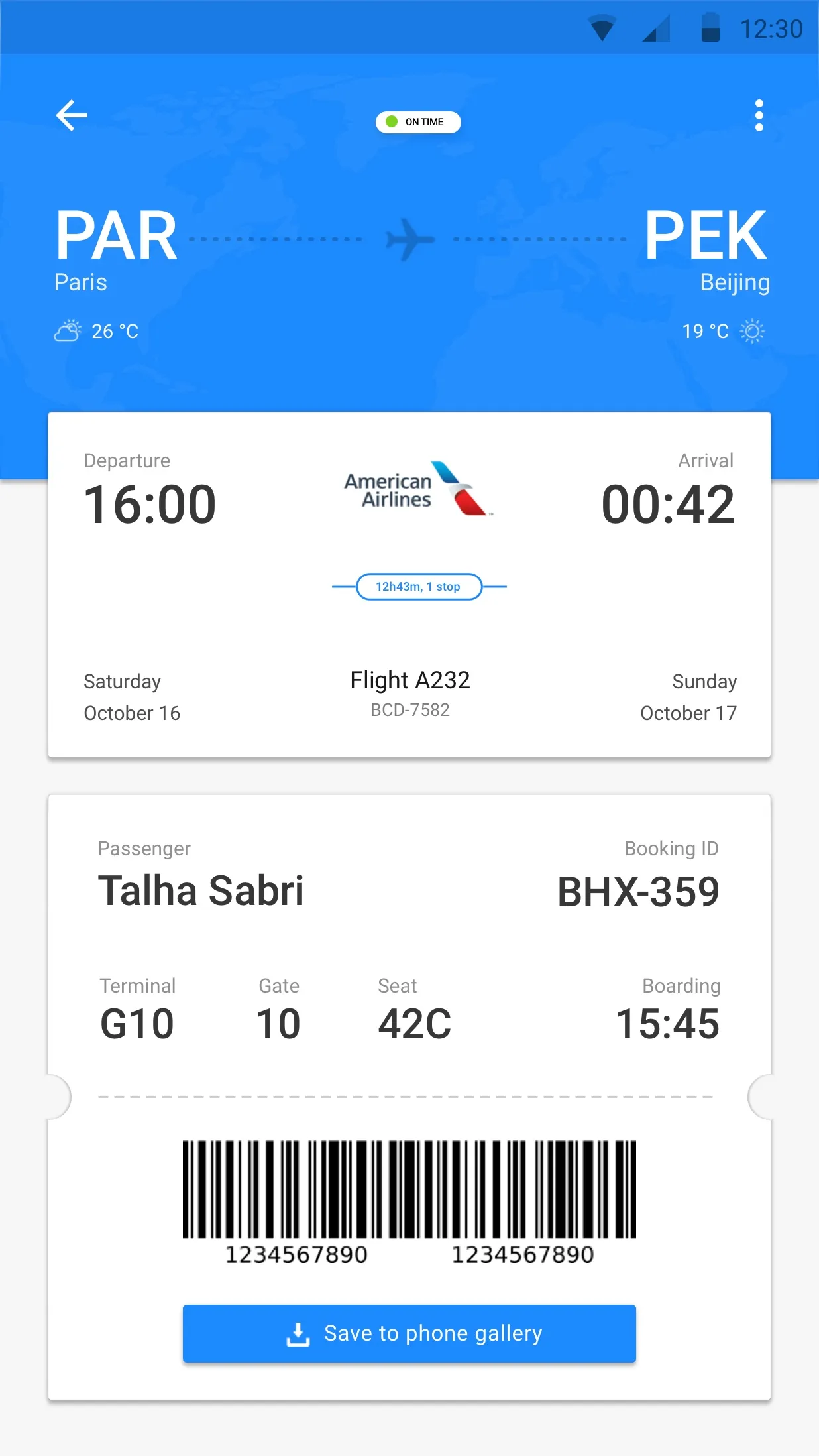 Ticket Info