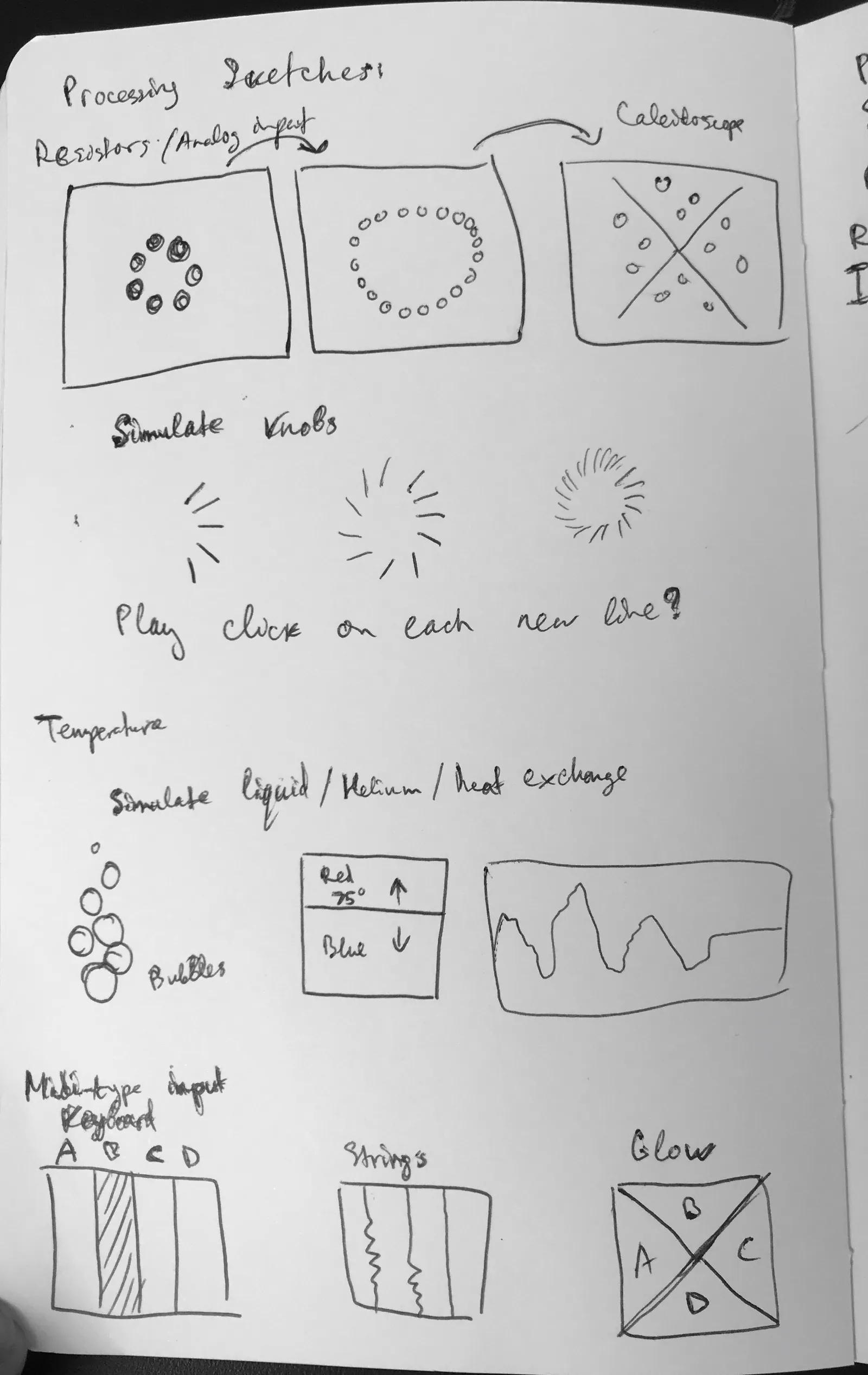 UI for sensors