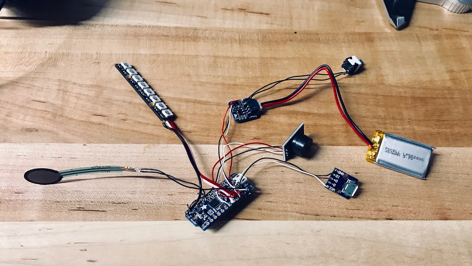 Soldered circuit