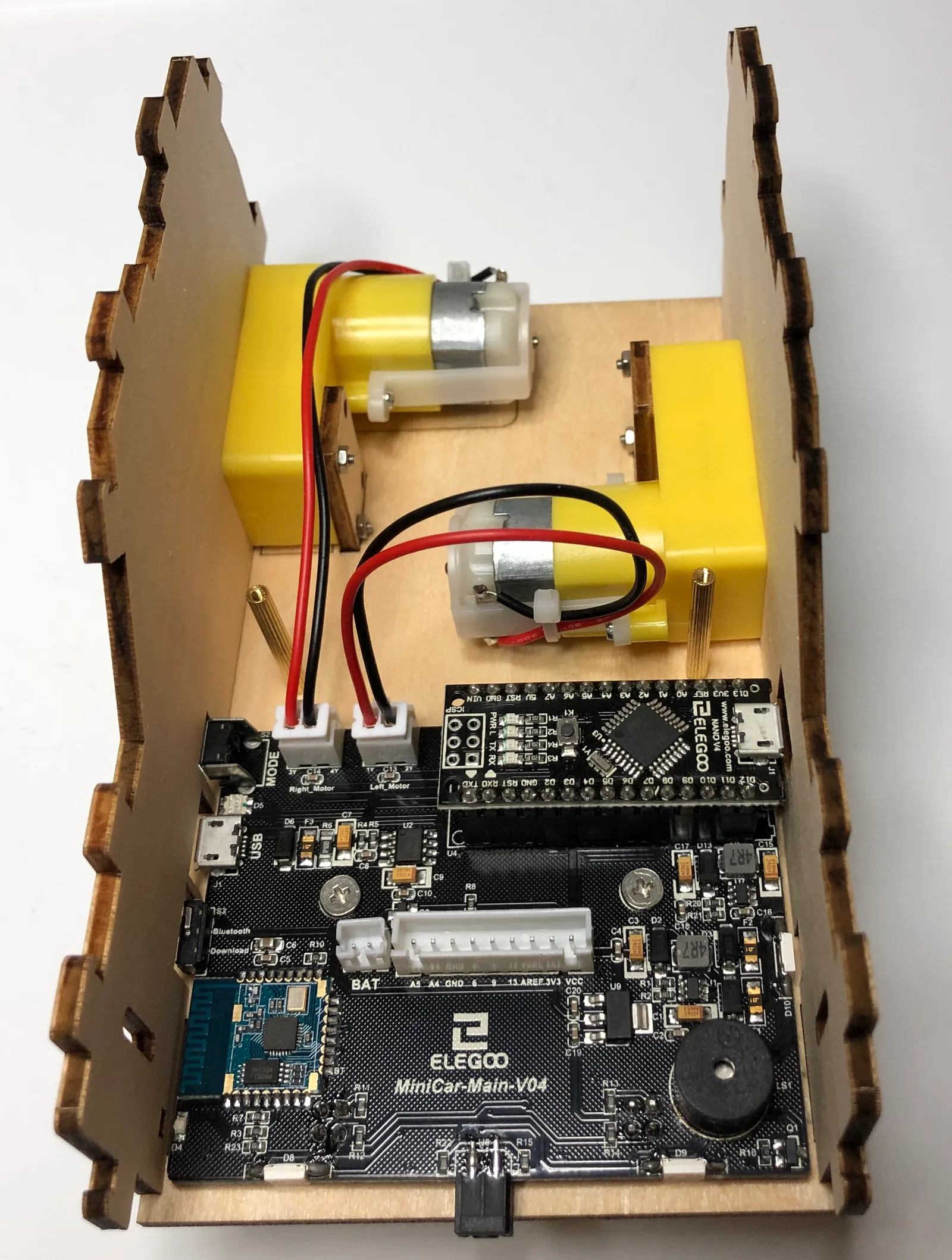 Elegoo Robot Mini Car Assembly