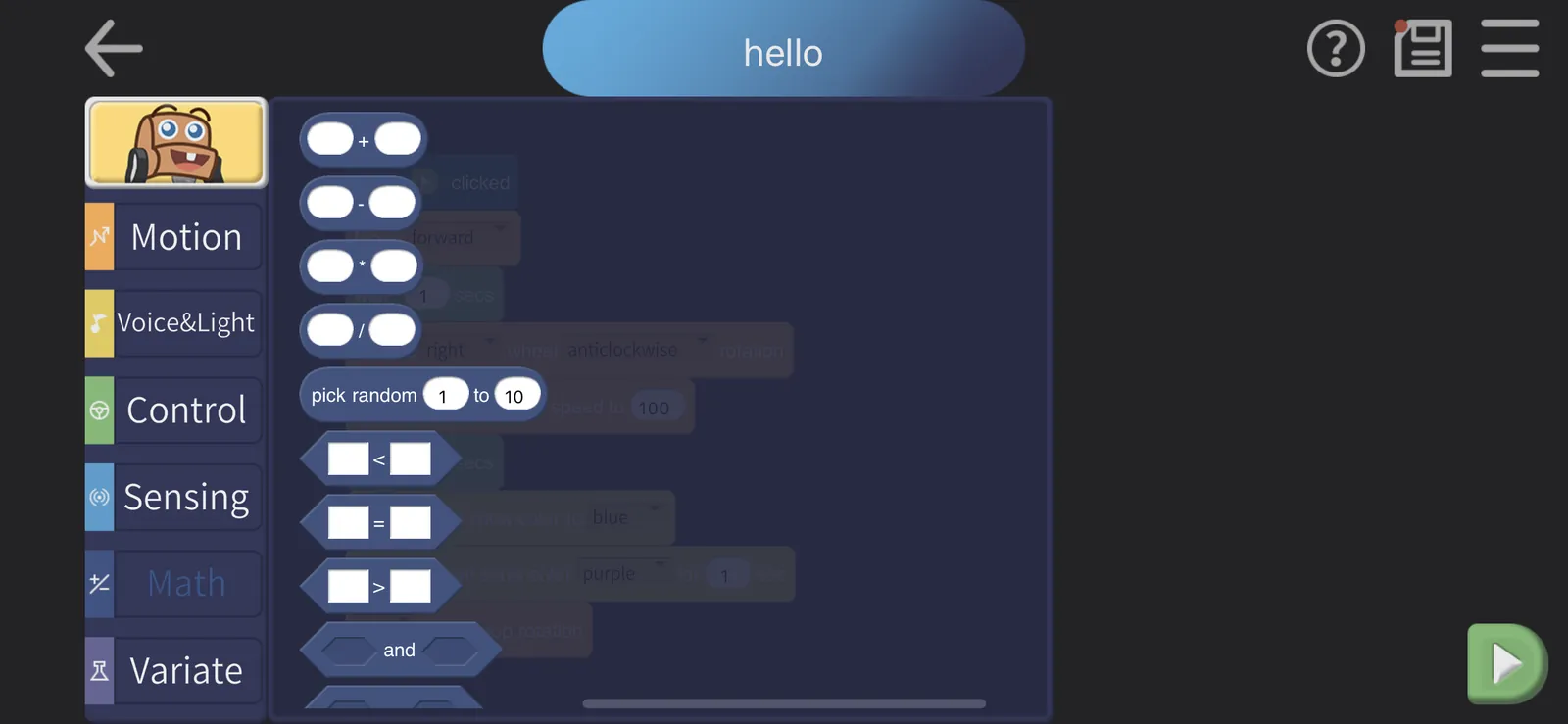 Elegoo Robot Mini Car App