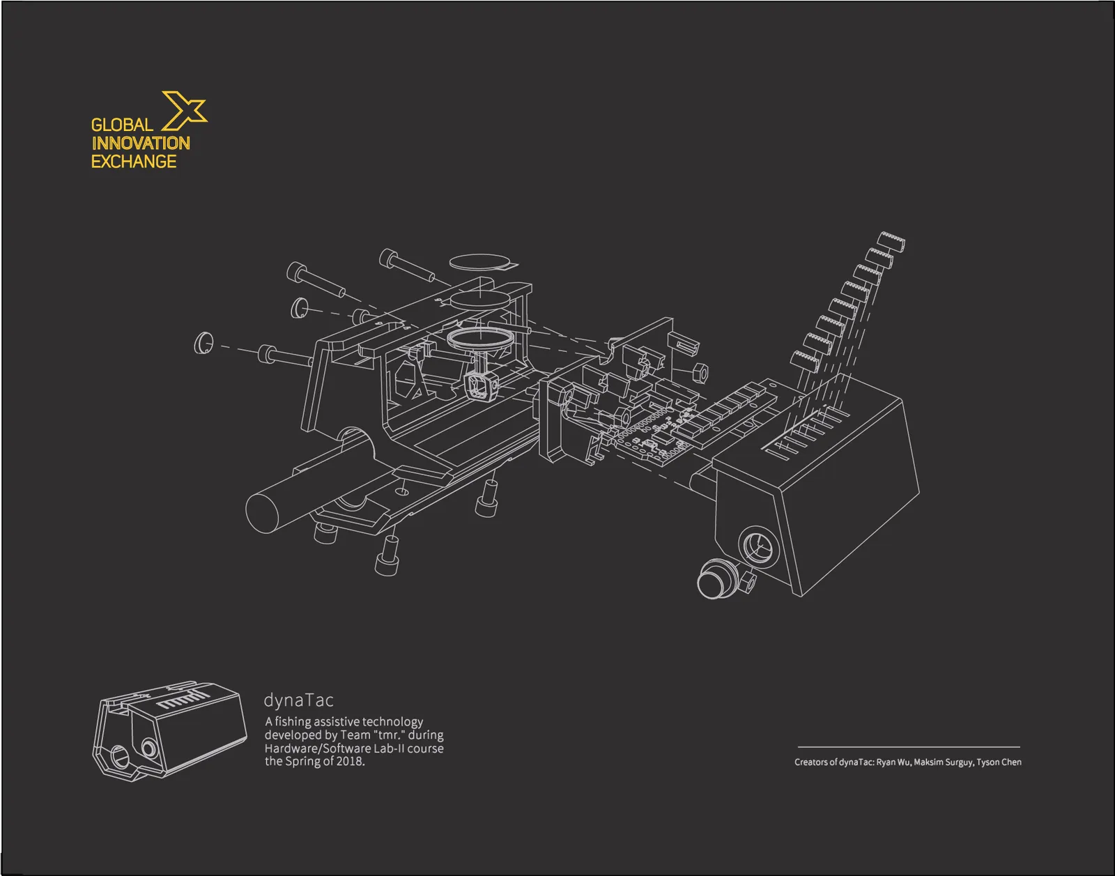DynaTac Exploded View