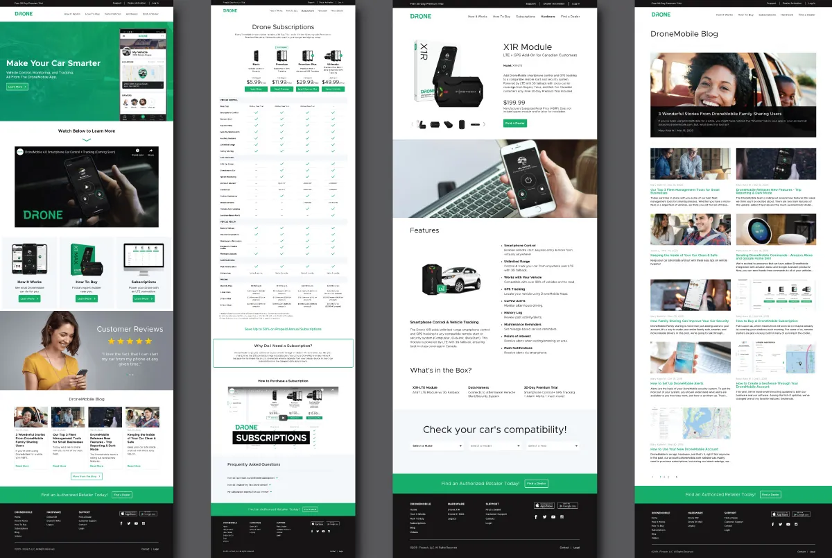 DroneMobile.com - Pages